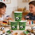 thumbnail image 5 of Wozhuo Football Party Supplies Disposable Tableware Set Plates Cups Napkins, 5 of 6