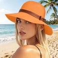 thumbnail image 7 of Foldable Sun Hat Ndbuld Sun Beach Hats for Women Summer Floppy Wide Brim Sunhat Packable Foldable Lace Travel Vacation, 7 of 7