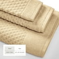 thumbnail image 4 of Great Bay Home Quick Dry Diamond Waffle 6 Piece Hand Towel Set, Oatmeal, 4 of 6