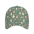 thumbnail image 2 of Daiia Mushrooms Gnome print Baseball Cap Men Women Golf Dad Hat Adjustable Original Classic Low Profile Hat Unconstructed Plain Cap, 2 of 9