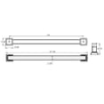 thumbnail image 2 of Richelieu BP815192143 7-9/16" Center To Center Handle Cabinet Pull From The Expression, 2 of 2