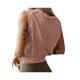 thumbnail image 3 of VISgogo, camisetas sin mangas deportivas cortas para mujer, Top corto de Yoga con cuello redondo liso sin mangas, chaleco de ombligo de entrenamiento de verano para mujer VISgogo  moda, 3 of 5