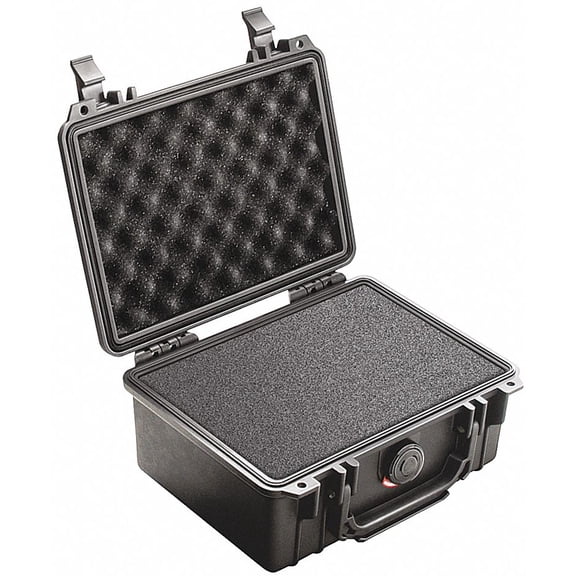 Pelican Black Protective Case, Mfr. Series Pelican Classic Black  1150 WL/WF BLK