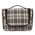 thumbnail image 2 of Bolsa de cosméticos para mujer, bolsa de maquillaje tejida portátil para colgar, bolsa de lavado para baño (negro L) Ndcxsfigh Para Estrenar, 2 of 9