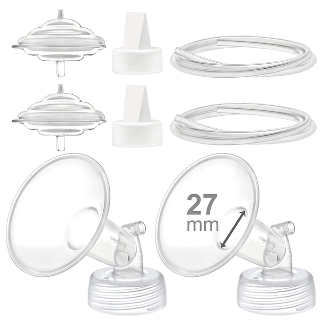 Piezas de extractor de leche Maymom compatibles con Spectra S2 S1 27 mm