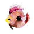 thumbnail image 2 of Berg, Margaret 26x26 Black Ornate Wood Framed with Double Matting Museum Art Print Titled - Pink Fish, 2 of 4