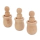 thumbnail image 1 of Manualidades de madera, 10 piezas de muñecos de madera, adornos manuales para hacer tú mismo, decoración del hogar, materiales ecológicos, 1 of 12
