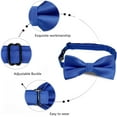 thumbnail image 3 of LAICAIW Solid Banded Adjustable Length Pre-tied Boy's Bow Tie, 3 of 6