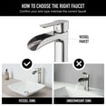 thumbnail image 4 of VIGO Niko Single Handle Single-Hole Bathroom Vessel Faucet in Brushed Nickel, 4 of 14