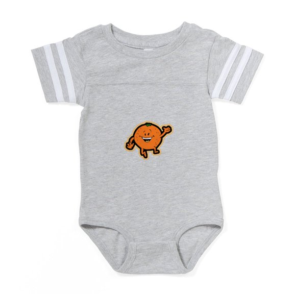 CafePress - Dancing Orange TRAN... - Cute Infant Baby Football Bodysuit