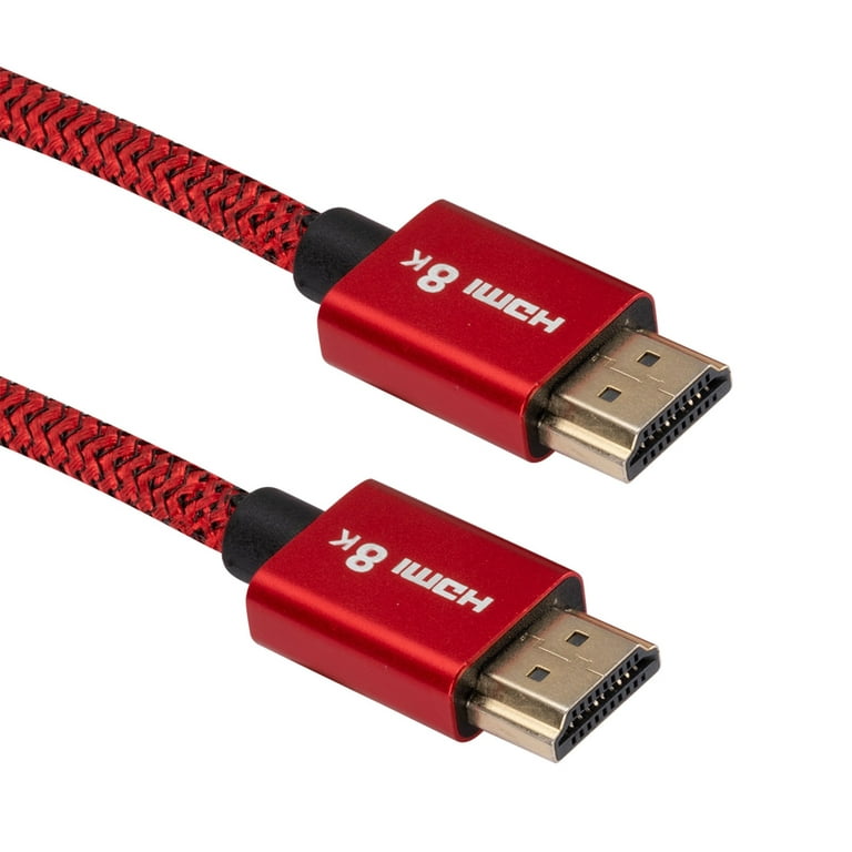 ELG 8K Certified HDMI Cable 2.1 48Gbps 6.6FT/2M,Ultra High Speed  8K@60Hz,4K@120Hz,144Hz,24K Gold,eARC,Ethernet,VRR,TrueHD,DTS-X,Dolby