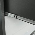 thumbnail image 3 of Topcobe Heavy-Duty Steel Rolling Tool Cabinet, 3-Drawer Garage Storage, Office & Home Organizer, Space-Saving Solution, Black/Gray, 3 of 16