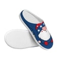 thumbnail image 3 of KLL Three Gnome Independence Day Pattern Adult Unisex Cozy Slippers,Fuzzy Slip-on Slippers TPR Sole Slippers Comfort Plush Home Footwear for Indoor & Outdoor-46/47, 3 of 7