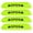 Green, variant on Yajisi 4Pcs Self Adhesive Car Door Reflective Warning Decal Safety Strip Stickers Sign Red