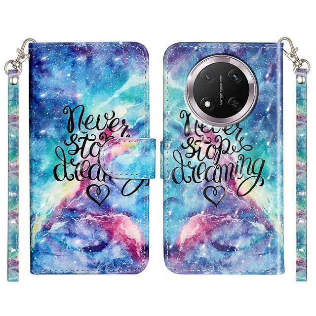 Wallet Case for Honor X9c 5G Magic7 Lite 5G X60 Pro 5G 3D Pattern Printed Phone Leather Phone Cover
