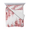 thumbnail image 7 of Quilts Full Size Bedding Set, Red Wisteria Lightweight Quilted Comforter, Sprinng Summer Pastoral Flowers Botanical Soft Reversible Bedspread Coverlet with Pillow Covers for All Season, 78" x 90", 7 of 7