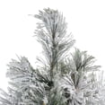 thumbnail image 3 of Northlight 4.5' Flocked Black Spruce Artificial Christmas Tree - Unlit, 3 of 5