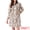 Black Stripe, variant on DARING DIVA Women's Striped Button Down Long Sleeve Pajama Dress S Light Blue Stripe