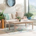 thumbnail image 3 of Linon Kori Outdoor Wood Coffee Table in Natural, 3 of 7