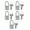 Nickel color, variant on 5Pcs Notebook Luggage Belt Padlock Lock With Key Portable Suitcases Locker Securing Lock Notebook Safety Lock Enduring