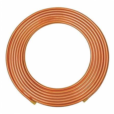 Mueller Industries 100 ft. Soft Coil Copper Tubing, 1/8" Outside Dia, 0.065" Inside Dia.$$Plumbing & HVAC