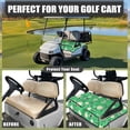 thumbnail image 4 of Whosucclay Golf Ball Pattern Anti-Scratch Golf Cart Seat Cover Comfortable for EZGO Club Car Yamaha Icon, With 4 Storage Pockets Golf Cart Seat Protector, 4 of 7