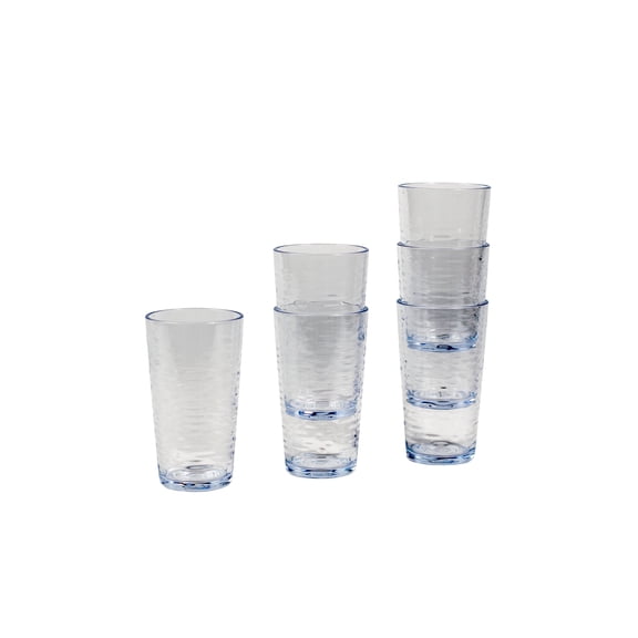 Tritan Foundry Drinkware Set - Clear - 20.6 oz - Set of 6