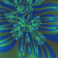 thumbnail image 1 of Ahgly Company Machine Washable Indoor Square Transitional Jade Green Area Rugs, 8' Square, 1 of 7