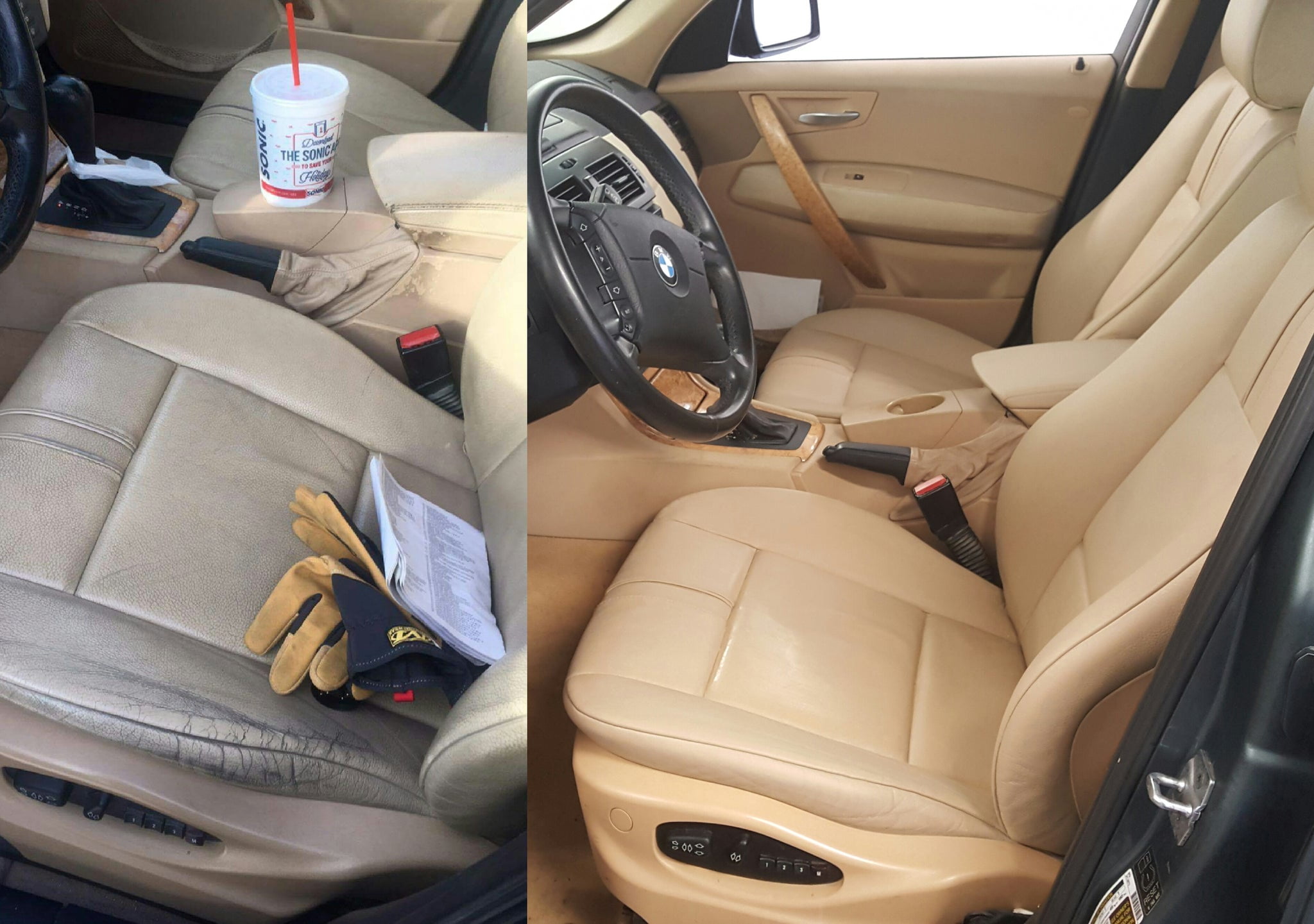 8oz Luxury Leather Repair Automotive Leather & Vinyl Dye Kit for Lexus
