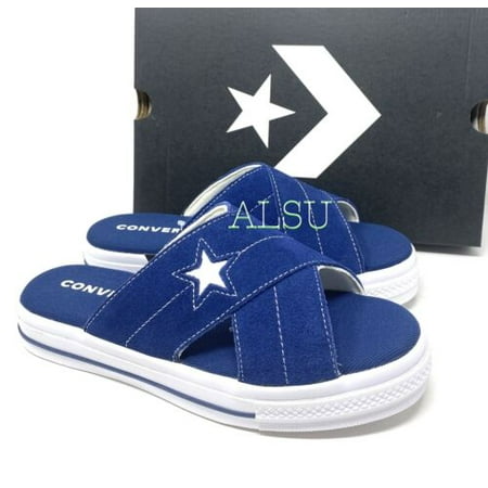 Image of Converse One Star Sandal Slides Sip Navy Size Suede Women’s All Size 564147C