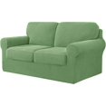 thumbnail image 1 of CHUN YI Stretch Checks Spandex Sofa Cover Separate Backrests Cushions Cover Slipcover, 1 of 5