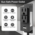 Gun Safe Power Outlet Multi Electrical Outlet Kit for Gun Safe