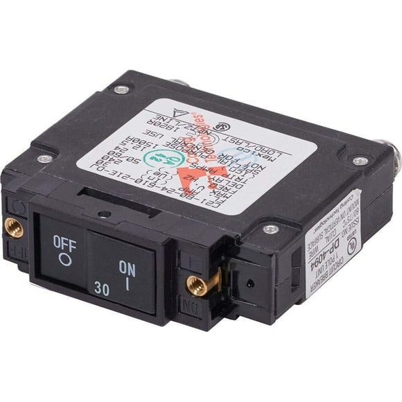 Disyuntor Blue Sea Systems serie C Flat Rocker 30 A AC