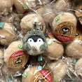 thumbnail image 2 of Japanese Cute Positive Energy Penguin and Hamster Plush Keychain - Adorable Backpack Pendant, 2 of 9