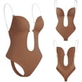 thumbnail image 1 of Corsé invisible moldeador de cuerpo de medias europeas y americanas, vestido de noche moldeador de cuerpo para mujer, ropa moldeadora de una pieza, 1 of 4