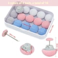 thumbnail image 2 of 16 Pcs Quilt Fixing Clips Duvet Clips Bedding Holder Pins Fasteners Mushroom Round Fixing Clips for Thin Thick Quilts Blanket Sheet Bed Skirt Cushion Curtain (Blue+Pink+White+Gray), 2 of 7