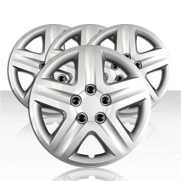 Upgrade Your Auto 16 Inch Wheel Covers ABS Silver fits 2006-2011 Chevrolet Impala, 4 Pack