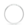 thumbnail image 2 of ANGARA Lab Grown Alternating Diamond Stackable Band for Women in 925 Sterling Silver (Size-1mm| Color-F-G| Clarity-VS) | April Birthstone, Anniversary, Jewelry Gift for Women | Lab-Grown Diamond Ring, 2 of 4
