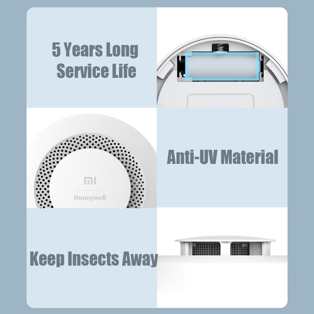 Buy Xiaomi Smoke Detector, Fire Alarm MIUI Alarm Mi Home APP Remote Silence Control Smart
