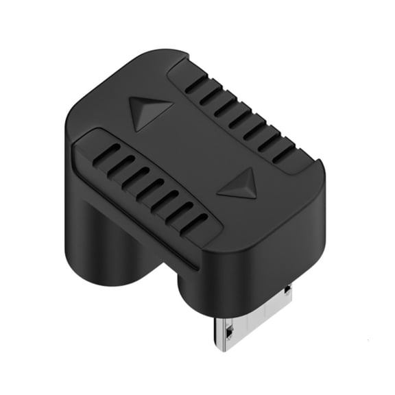 Yammee 90 Degree Left Right Angled Micro USB Male To Type C Female Adapter Connector