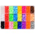 thumbnail image 1 of Kit de de fusibles de 5 mm prácticas para manualidades, manualidades, juguetes con tableros de clavijas, papel de planchar, juguet 24 colores Gloria Perlas de fusible, 1 of 9
