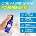 thumbnail image 2 of InstaSteam Clothes Wrinkle Release Spray Travel Size Skin Sensitive - Fragrance Free Wrinkle Releaser - Fabric Deodorizer, Fabric Softener, Anti Static Spray - Travel Essential 3 Fl Oz (Pack of 2), 2 of 9