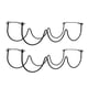 thumbnail image 1 of EeaseMX 2 botelleros de hierro forjado para botellas de vino (negro), 1 of 7