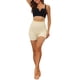 thumbnail image 2 of INSPIRE CHIC Women's High Waisted Shapewear Boyshorts Tummy Control Panties L White, 2 of 4