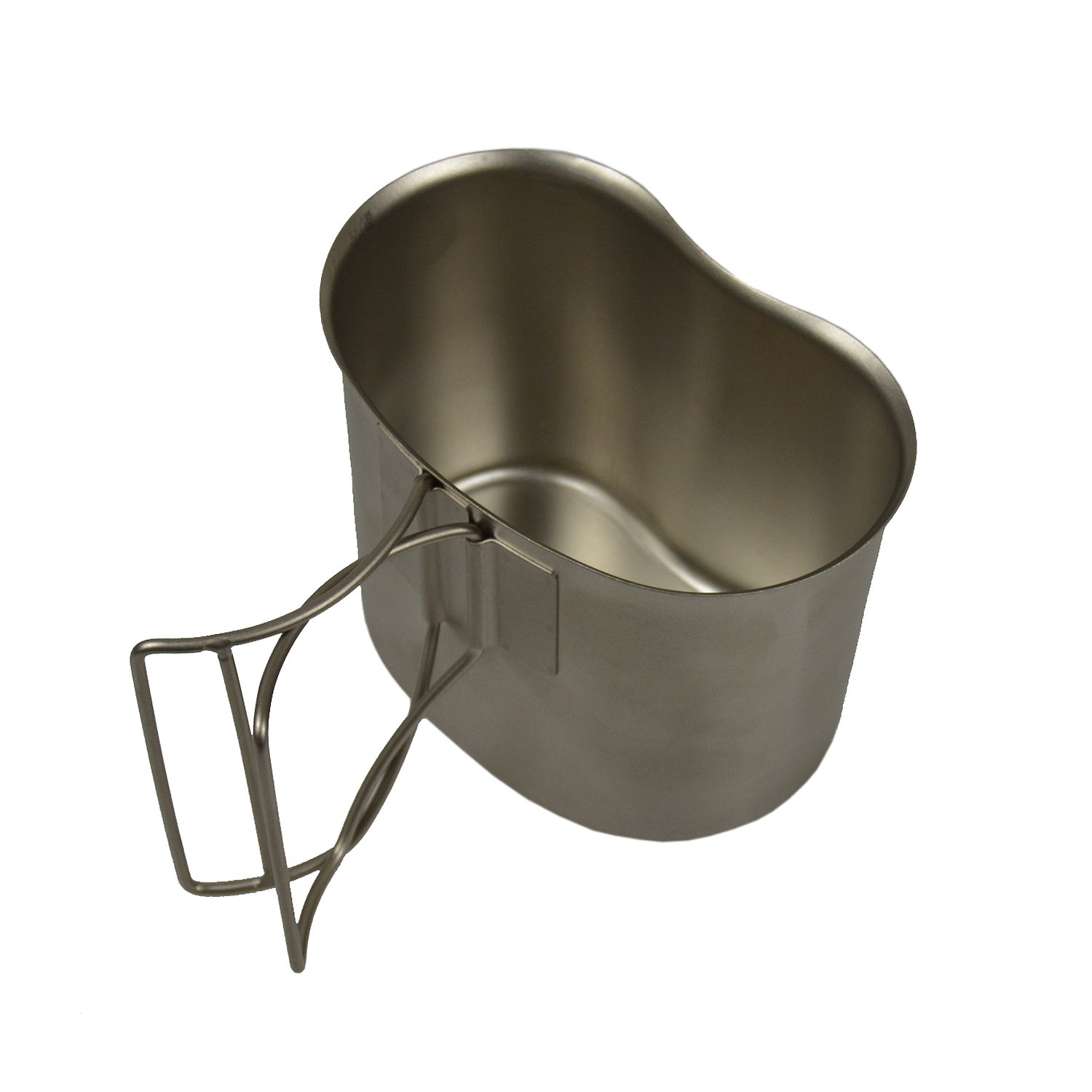 G.I. Type Stainless Steel Canteen Cup, Stainless Steel Canteen Cup