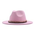 thumbnail image 1 of Fedora à la Mode Fedoras Hommes Grand pour Femmes Chapeau de Robe Femmes et Chapeaux Casquettes de Baseball, 1 of 4