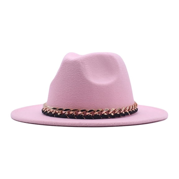 SUYIDA Stylish Unisex Fedora Hat for Outdoor Fashion and Sun with Classic Wide Brim Design