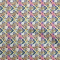 thumbnail image 1 of oneOone Velvet Yellow Fabric Tropical Fabric For Sewing Printed Craft Fabric By The Yard 58 Inch Wide, 1 of 5