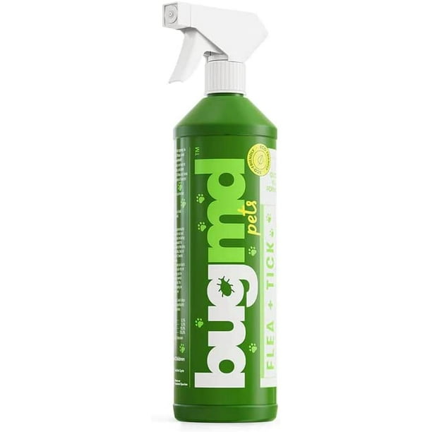BUGMD Empty Plastic Spray Bottle, 32 oz Refillable Spray Bottle for 4