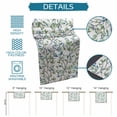 thumbnail image 6 of Blue Green Eucalyptus Table Runner - 60 Inch Long Spring Botanical Leaves Weeping Cotton and Linen Blended Dress Scarves Farmhouse Table Runner for Kitchen Dining, Coffee Table, 13" x 60", 6 of 8